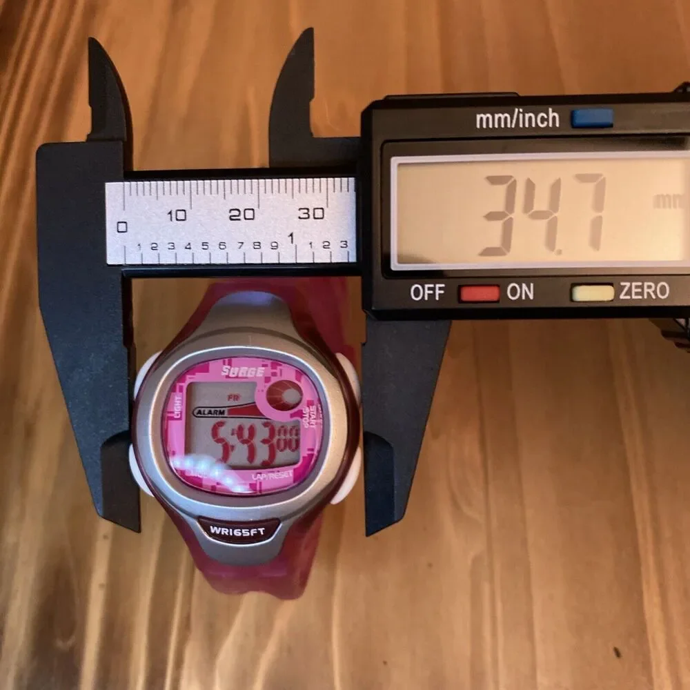 Surge Ladies Digital Pink Watch 7 Inches